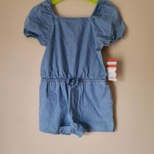 Cat & Jack Toddler Light Demim Romper, 3T